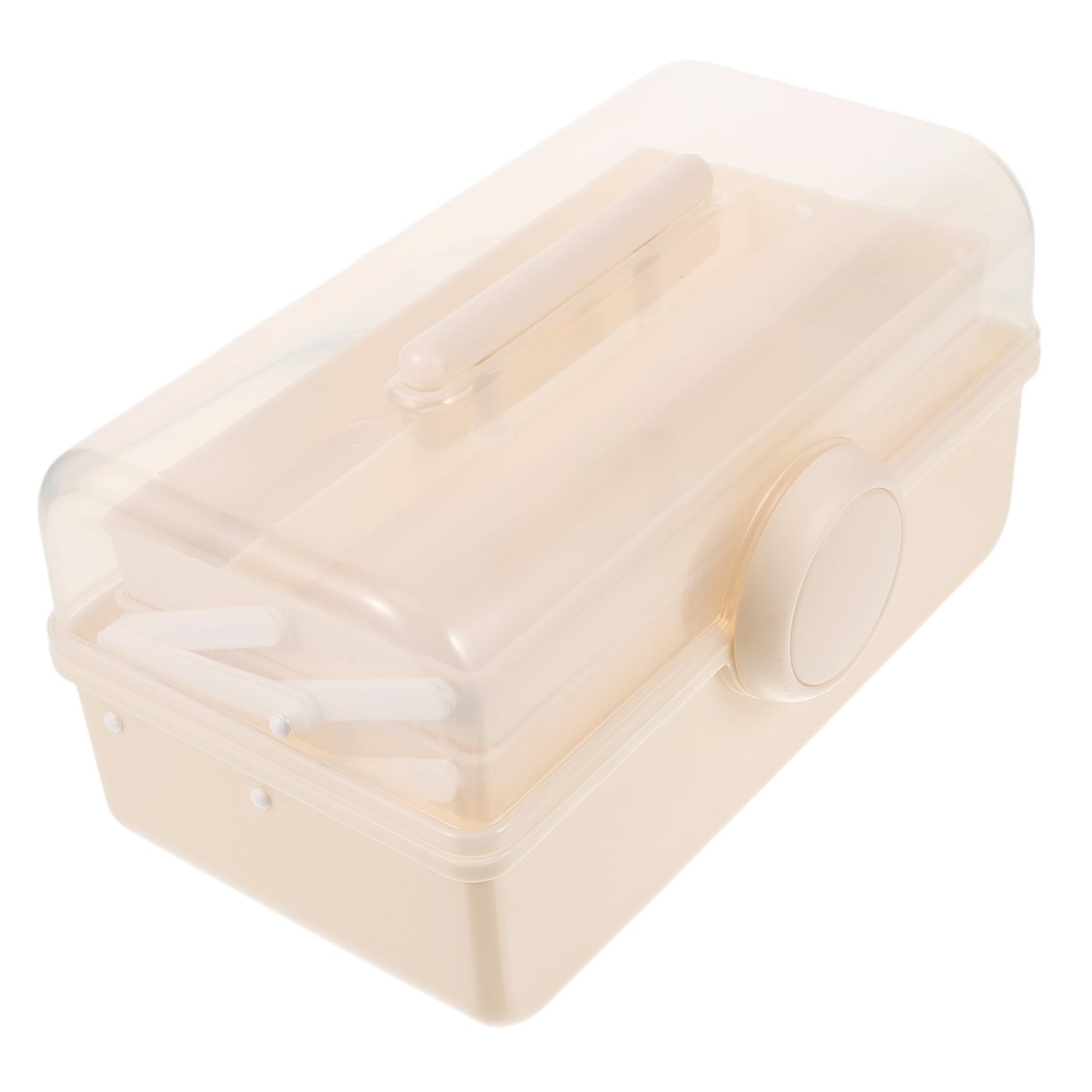 Étui organisateur portable pour cosmétiques et bureau à poignée