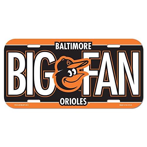 WinCraft MLB Baltimore Orioles License Plate