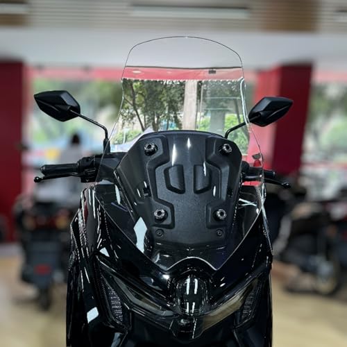 Nextstage �E�C���h�V�[���h ���}�n NMAX 155 2025 ���h �o�C�N �E�C���h�X�N���[�� (�N���A, 56CM)