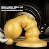 Jixaxe Neuer Riesen Analplug Golden Silikon Monster Dildo Große Analkugeln mit Saugnapf Butt Plug Dildos Anus Dilatator Masturbation Prostata Stimulation Fisting Sex Spielzeug für Männer Frauen Paare #2