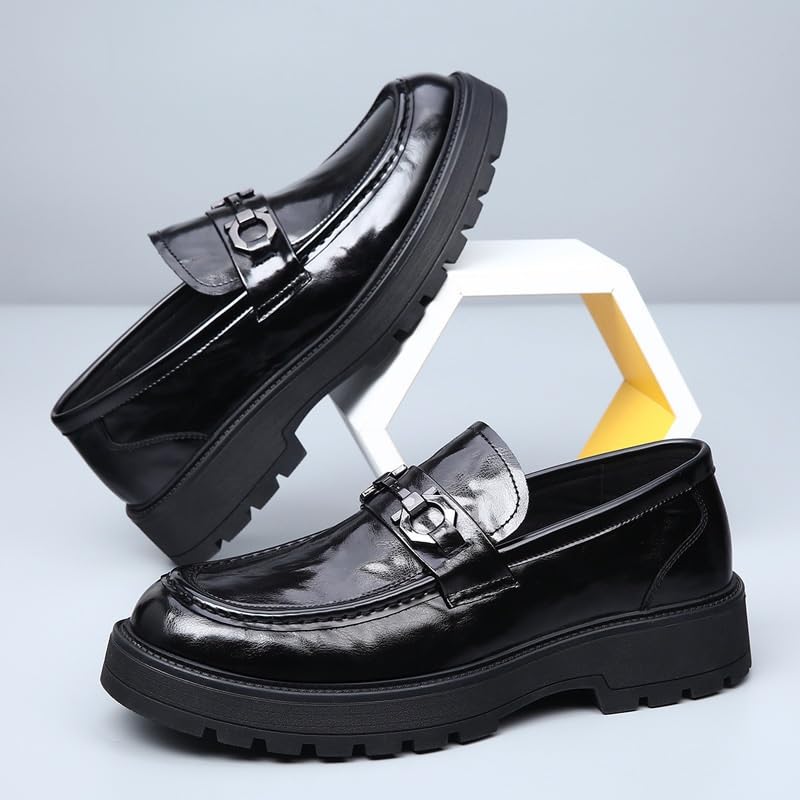 Men's Soft Comfort Oxford Dress Shoes Business Formal Classic Office Leather Sole Lightweight Shoes2