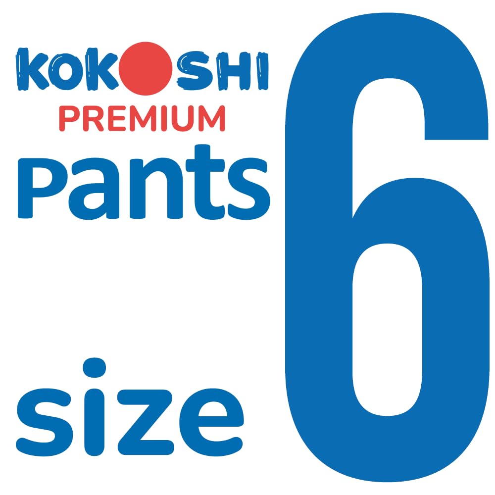 KOKOSHI Premium Baby Pants, Size 6, 15-23kg