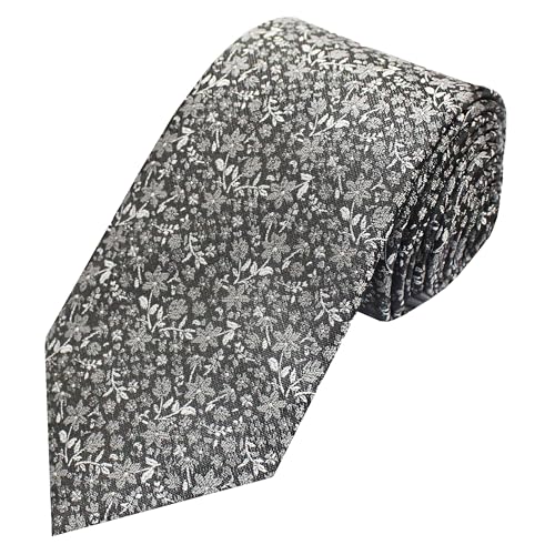 Image of TIE STUDIO Men's Necktie Pocket Square & Cufflink Set | Standard | Jacquard Fabric | Superior Stitching |