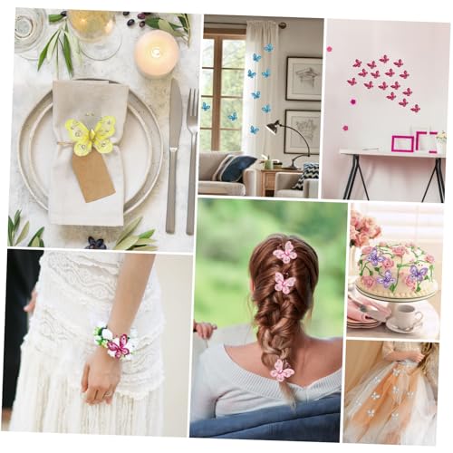 Mariposas de organza para decorar mesas de bodas y proyectos creativos en el hogar 3