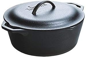 7-Quart Dutch Oven Pot with Lid by Lodge: Cast Iron Serving Excellence