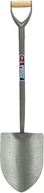 Spear & Jackson 2001AD MYD Steel Round Shovel, Blue