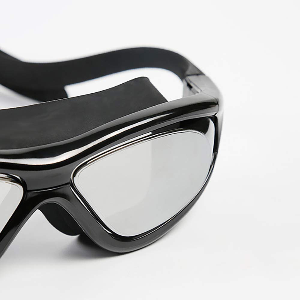 Occhiali da Snorkeling Occhialini da Nuoto dal Design aerodinamico Occhialini da Nuoto in Silicone Morbido antiappannamento per Adulti e Bambini Black&Gold