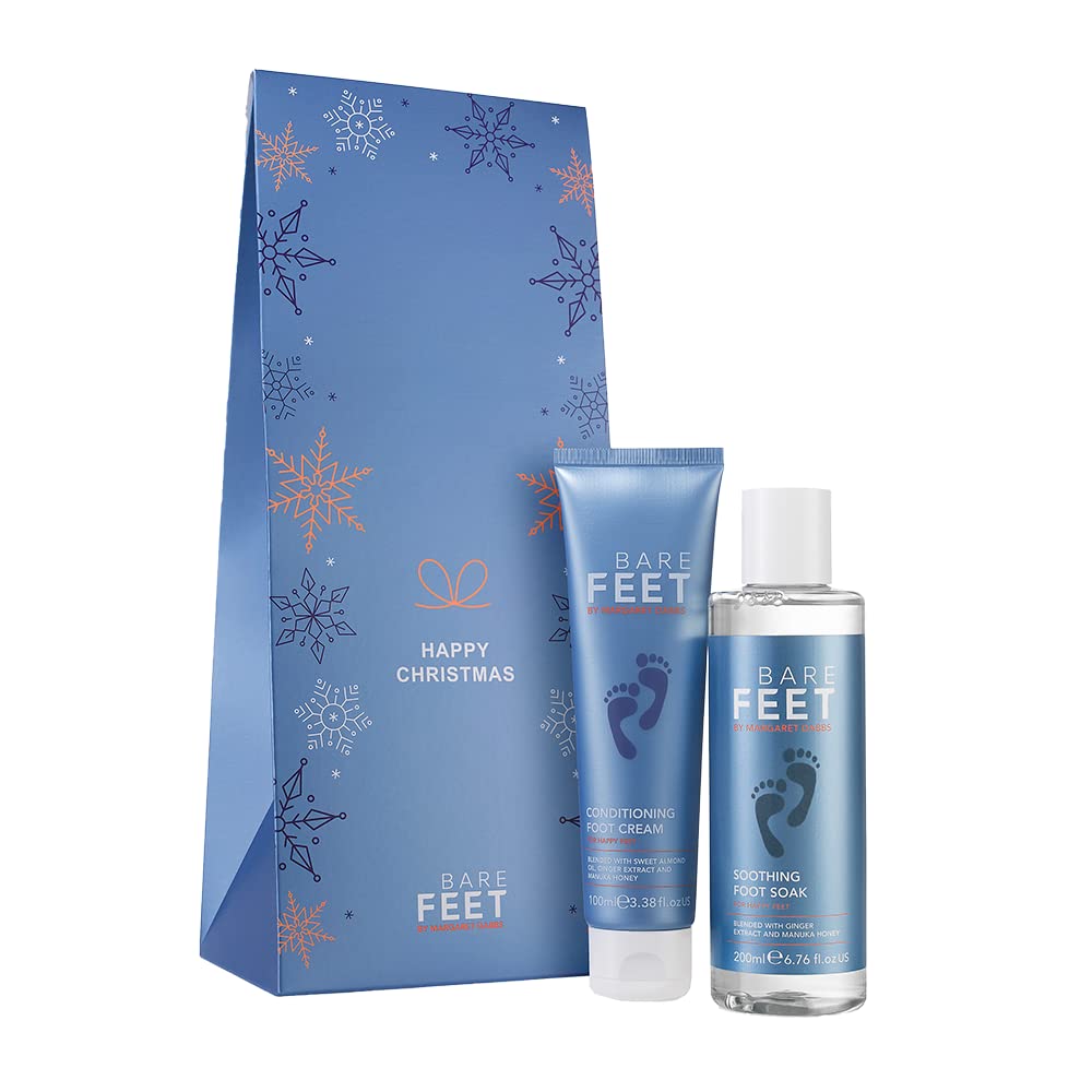 Bare Feet by Margaret Dabbs - Happy Feet Duo Set - Soothing Foot Soak & Conditioning Foot Cream