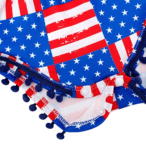 Bfustyle Summer Baby Girls Romper 6-9 Months For Newborn 1St Independence Day Bodysuit Playsuit Outfits Flag #TOP6