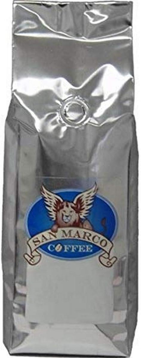 San Marco Coffee Flavored Whole Bean Coffee, Espresso Double Shot, 1 Pound