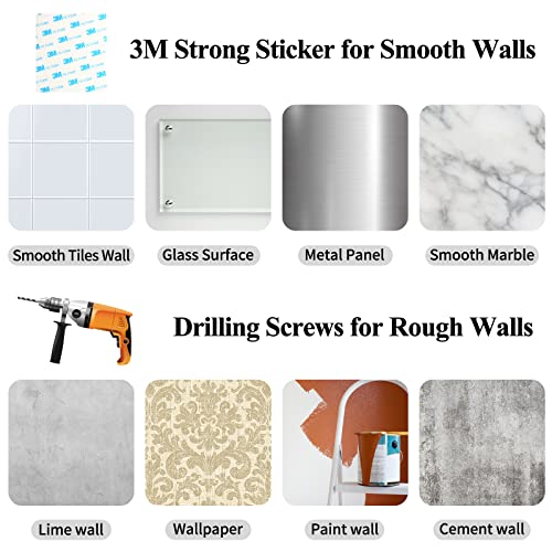 Toilet Paper Holder With Shelf, Goowin Matte Black Toilet Paper Holder , Durable Stainless Steel Toilet Paper Roll Holder Wall Mount, Double Roll Tissue Holder Dispenser For Bathroom & Kitchen (Black) #TOP4