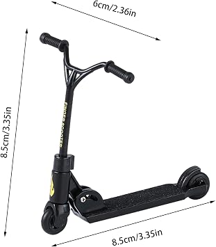SCcooter FingGer Toy| Tech-Decks ScootTer FingeRr| Cute Mini Skateboard| FIinger RolleRr SkatTing| Sttunt ScooterR For KidDs EXxciting Toy PLlay| 8.5x6x8.5cm/3.35x2.36x3.35 inches