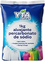 Percarbonato 100% Puro – Lava Roupas, Clareador, Branqueador e Alvejante YTA CLEAN 1KG