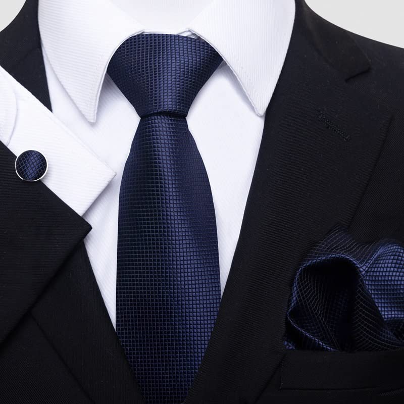 Set de corbata y gemelos con caja para hombre miniatura 2