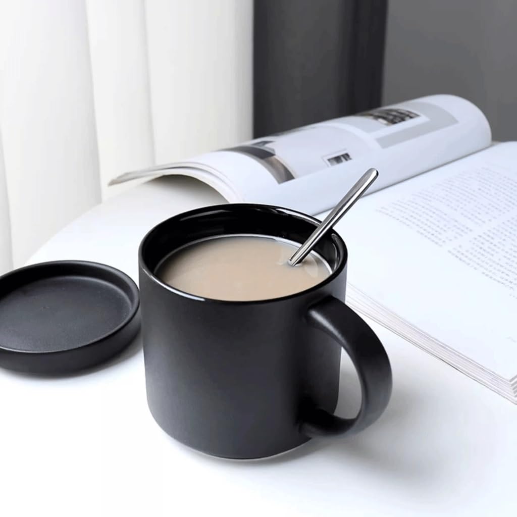 ENGENDER Tazas Cafe Taza De Cerámica Simple, Taza De Café De Oficina, Taza De Té Retro, Taza De Agua De Gran Capacidad Mug Cups(B)