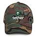 Hogue WS LLC Tether Logo Hat USDT (Embroidered Dad Cap) Green Camo