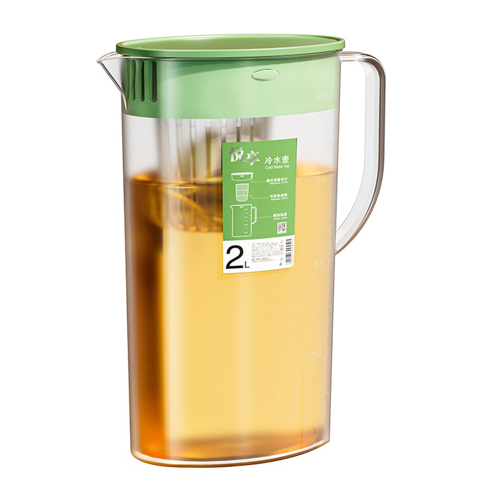 Amazon | 麦茶ポット 横置き可能 ピッチャー 1L/2L お茶ポット