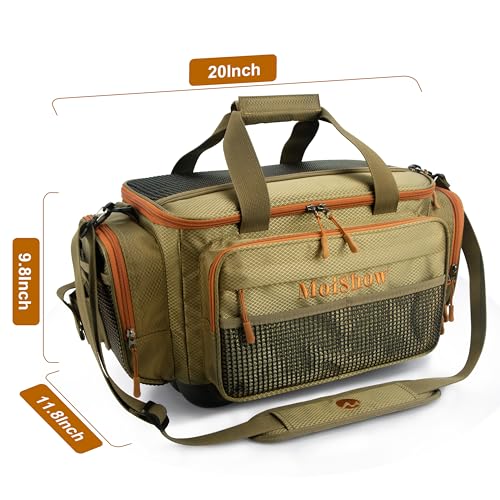 Bolsa para Equipamiento de Pesca MoiShow TBL04 Khaki Grande miniatura 6