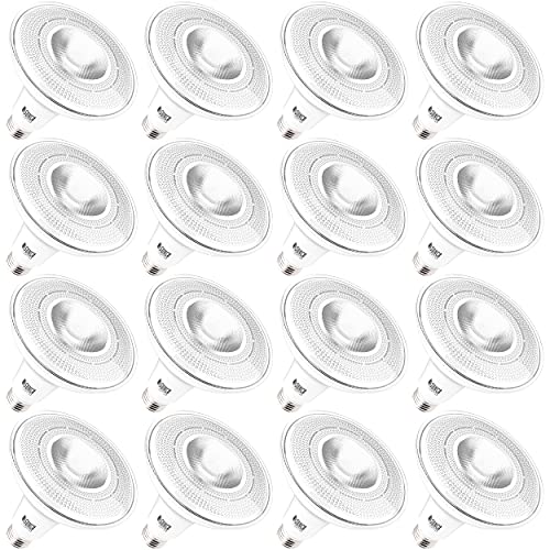 Free Shipping Offer Sunco Lighting 16 Pack Outdoor LED Flood Light, Waterproof PAR38 LED Bulb, Dimmable, 100W Equivalent 13W, Exterior, Wet-Rated, 4000K Cool White Deluxe 1050 LM, E26 Base, UL Energy Star