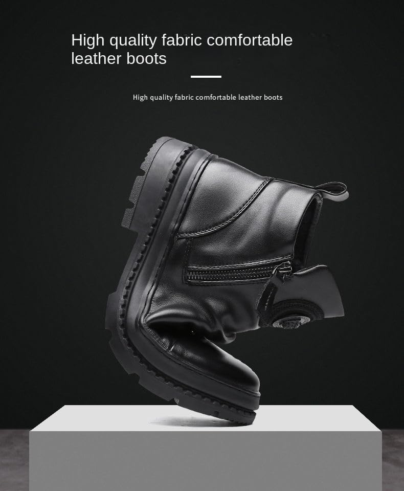 Chelsea Boots Men Classic Elastic Dress Boots Casual Men's Chelsea Ankle Boots4