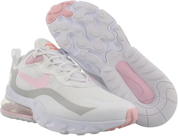 NIKE Donna Air Max 270 React, Bianco (Bianco e rosa.), 38 EU : Amazon.it:  Scarpe e borse