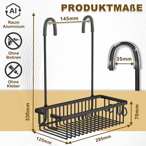 Serviteur de douche pour mitigeur et rangement shampooing - 3