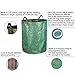 Gardzen 2-Pack 132 Gallons Gardening Bag - Extra Large Reuseable Heavy Duty Gardening Bags, Lawn Pool Garden Leaf Waste Bag, Comes with Gloves