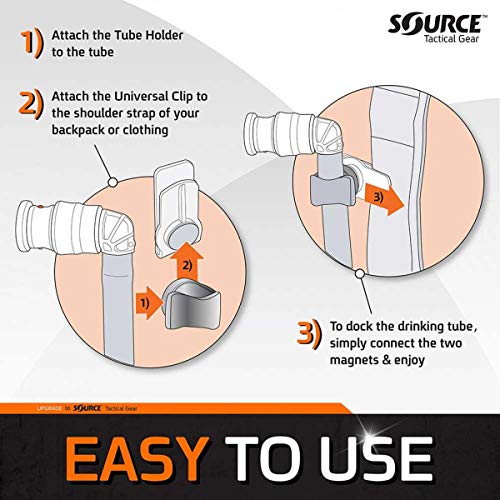 Image of Source M.C. 3L Ultimate Low Profile Hydration System with UTA Rapid Refill Adapter and Magnetic Clip Kit, Coyote (4325190203)