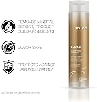 Joico K-PAK Daily Clarifying Shampoo to Remove Buildup, Deep Cleansing For Damaged Hair, Repair and Prevents Breakage, With Keratin and Guajava Fruit Extract, Gold, 300mL