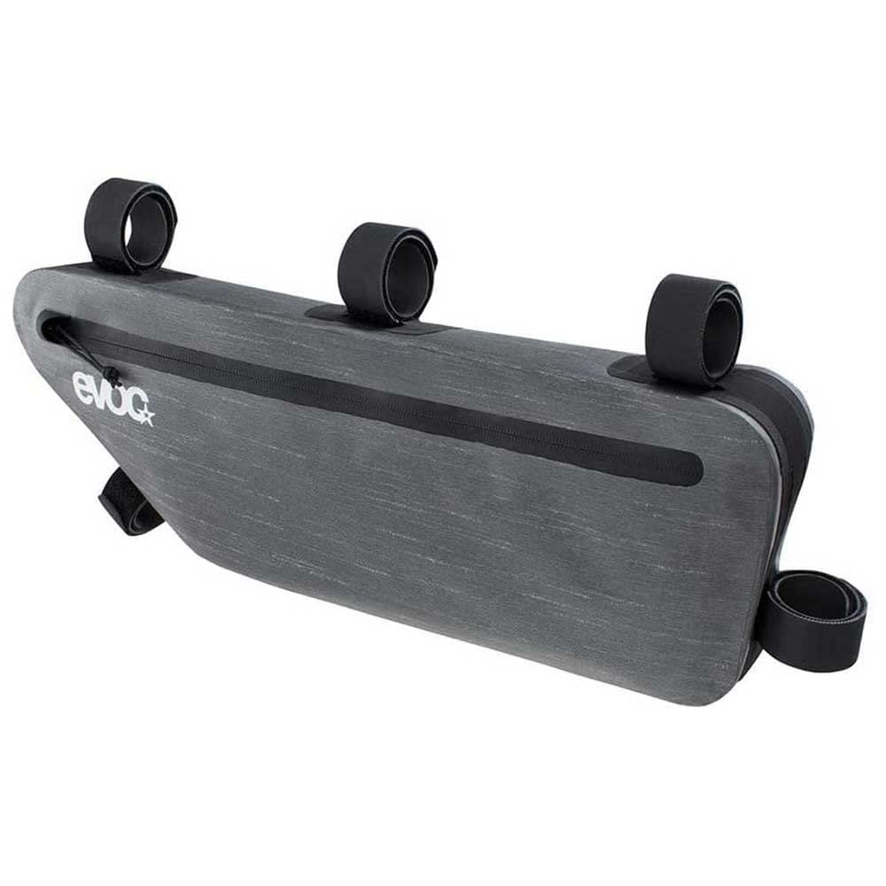 EVOC FRAME PACK M, lekka torba na ramę (idealne akcesorium rowerowe, praktyczna torba na rower górski, torba rowerowa, wymiary: 5,5 x 47 x 15 cm, waga: 220 g, pojemność: 3,5 l), stalowy