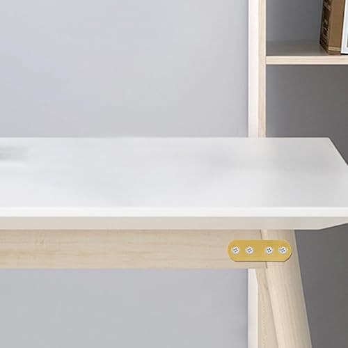 Vista 39 de T Tulead Soportes de metal de 4 agujeros rectos para espejo de tocador, soporte plano de 4 pulgadas de longitud, soporte de esquina 10 piezas