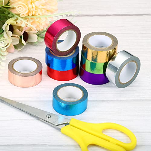 Cinta adhesiva metálica Washi para personalizar objetos y manualidades 5