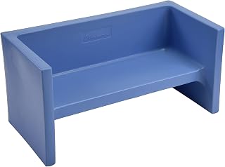 Children's Factory Adapta-Bench CF910-055 Sky - 3-in-1 Versatile Kids Seating Bench for Classroom, Preschool, Indoor/Outdoor Toddler Furniture