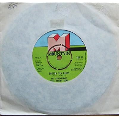 The SENSATIONAL ALEX HARVEY BAND - 7"Single -Boston Tea Party/Sultan's Choice