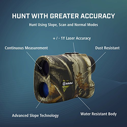TecTecTec ProWild S with Angle Compensation - Laser Rangefinder for Hunting with Speed, Scan and Normal Measurements - Thumbnail 4