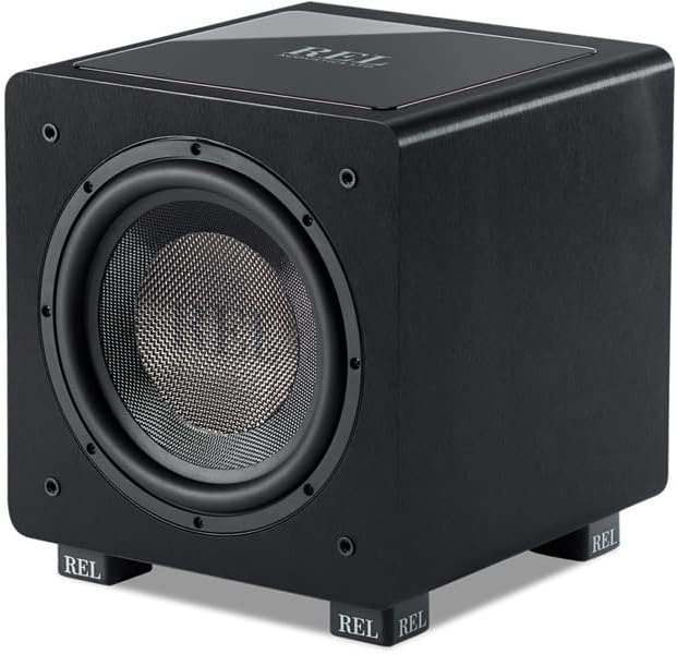 HT/1003 Subwoofer, HT-Air Wireless Compatible, Line Grained Black Composite