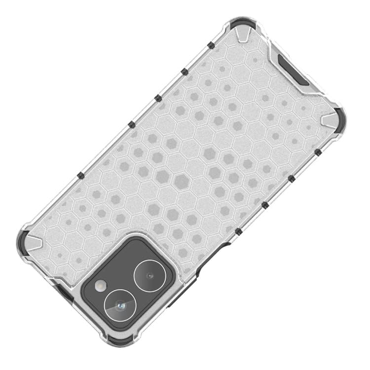 Image of Prime Retail Hard PC Back Case Cover for Realme 10 4G Anti Slip Ultra Thin Shockproof Reinforced Corners (Transparent)