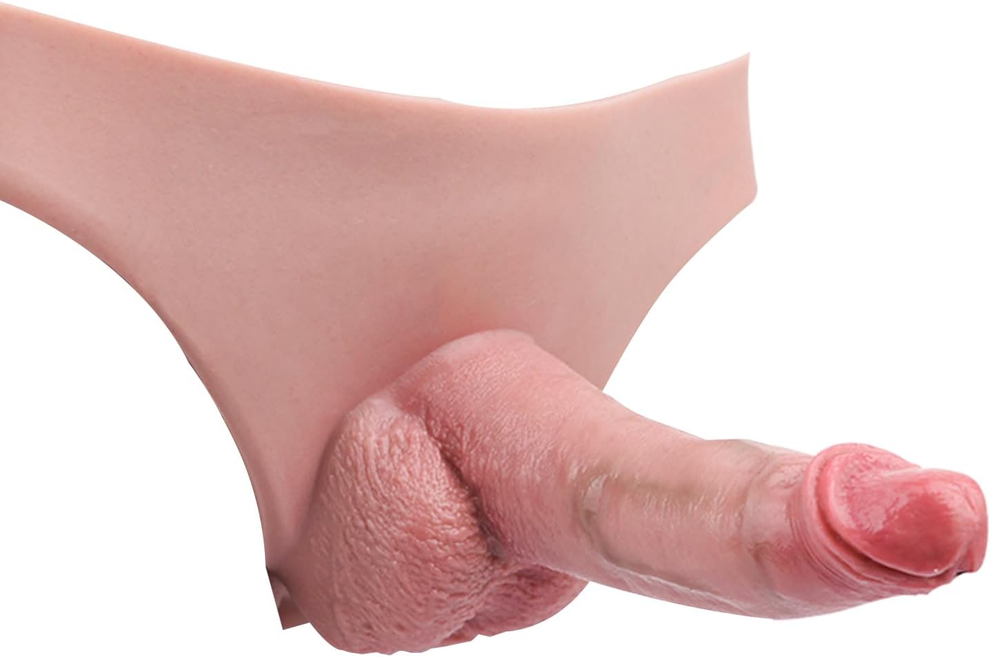 Realistic Strap On Dildo Harness for Men, Wearable Dildo Panties Silicone Penis Sleeve Extender & Hollow Strap On Dick with Anal G-Spot Play,Adult Sex Toys for Male Pegging Couples