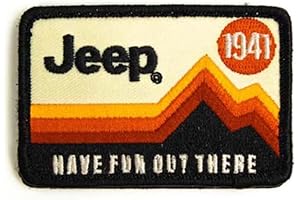 Iron-on Embroidered Jeep Patch