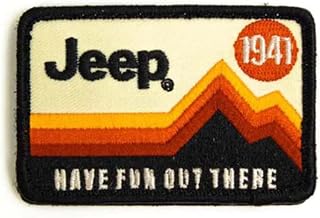 Jeep Have Fun Out There Logo Iron-on, Heat Seal, Stitch-on Embroidered Patch