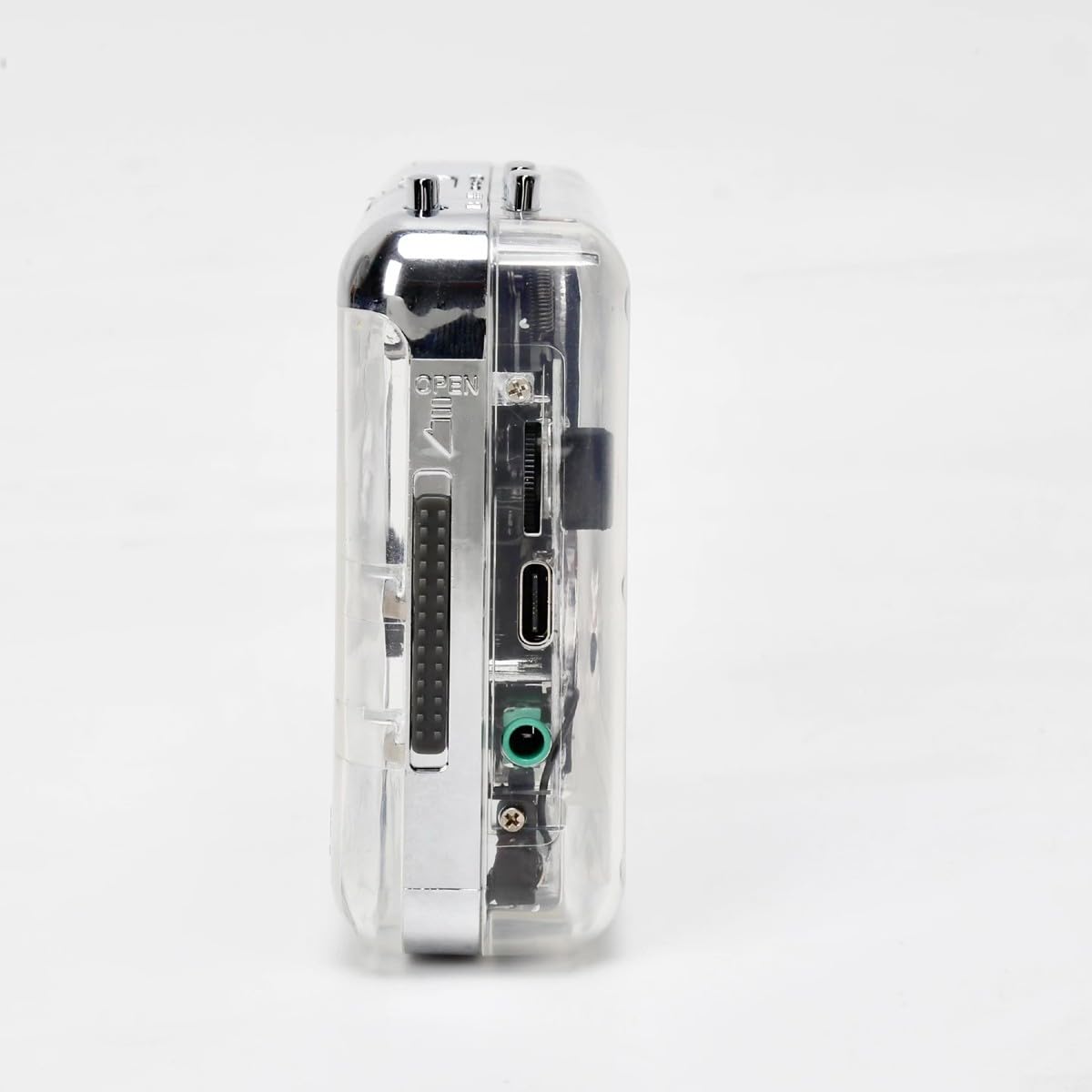 ReachMall Kassettenspieler, tragbarer Tape-zu-Digital-Konverter, USB-C-Audio-Recorder für Walkman-Stil, Hören, klarer Klang, 112 mm