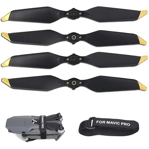 2 Pairs Drone Propellers for DJI Mavic Pro or Mavic Pro Platinum Propellers Low-Noise and Quick-Release 8331F