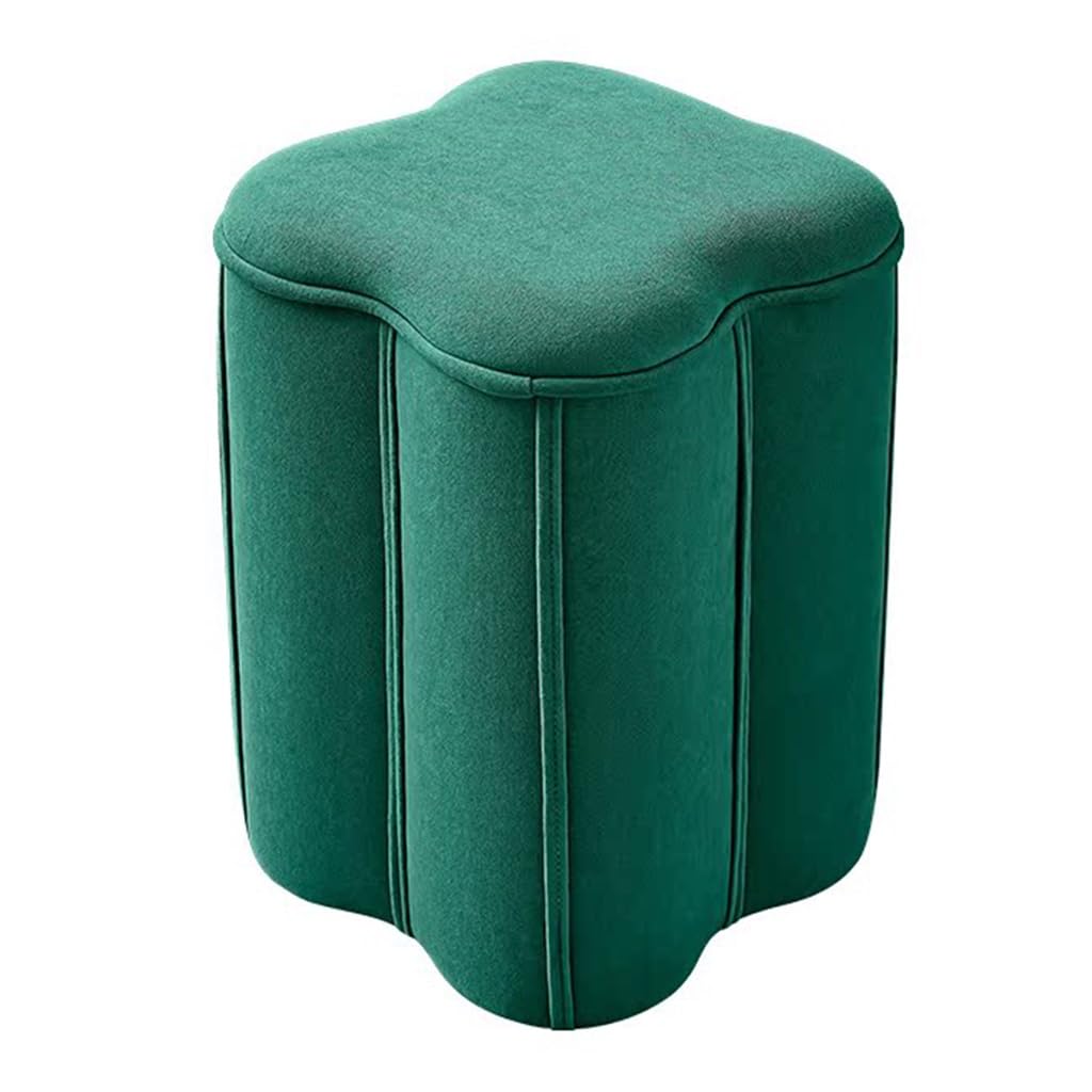 Pouf de salon en velours chic pour coin canapé et chambre