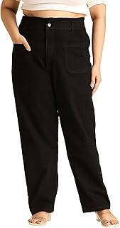 HIGH Star Women's Straight Fit Mid Rise Jeans Price In India