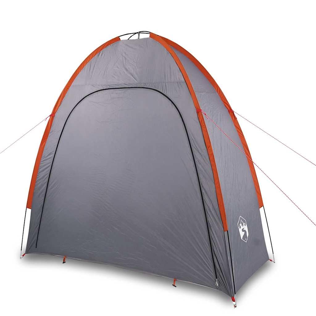Tienda auxiliar azul impermeable de poliéster 198 x 85 x ligera con bolsa de transporte, tienda de campaña familiar para camping, senderismo, exterior, festival, protección contra el viento y