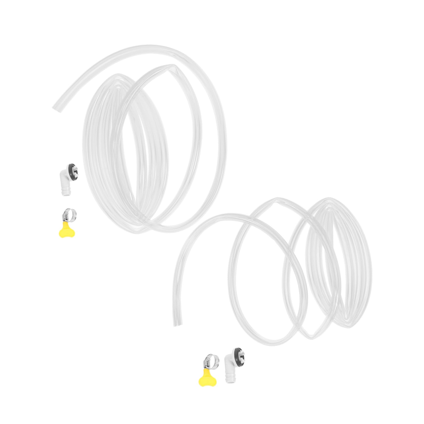 SHINEOFI 2 Set Tubo di scarico del condizionatore d'aria Sostituzione ca pvc Trasparente