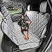 4Knines Luxury Dog Seat Cover With Hammock - Grey Extra Large - USA Based Company