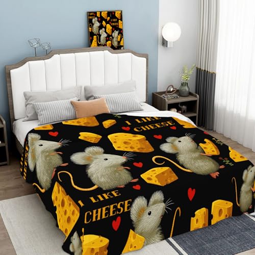 Couverture peluche moëlleuse contre le froid lit et canapé loup - 4