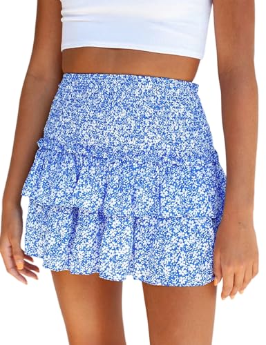 open yy FLORAL LAYERED MINISKIRTミニスカート Compare Aubrey Floral Layered Mini Skirt | CoolSprings Galleria