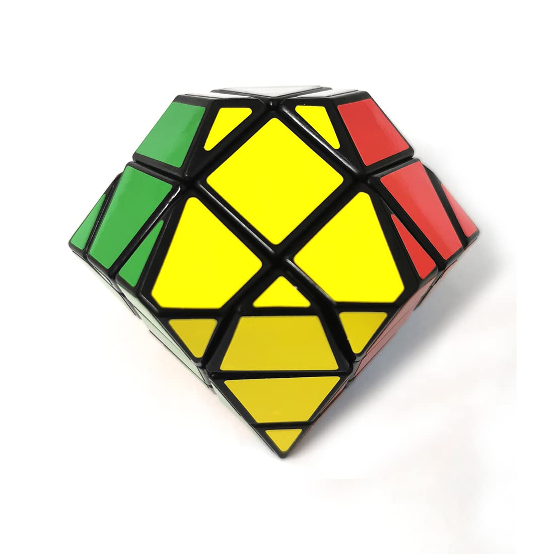Sailkcycle Diamond 3x3 Speed Cube, Sticker Twisted 3x3x3 Diamond